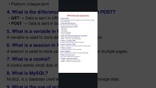 PHP interview questions and answers #php #interview