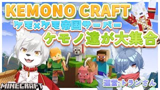【ケモ×ケモ帝国サーバー】今日から始めるケモノ仲間と交流生活 【2日目】 #Vtuber