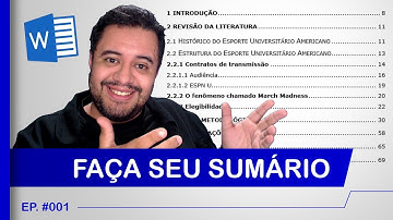Sumário Automático no Word
