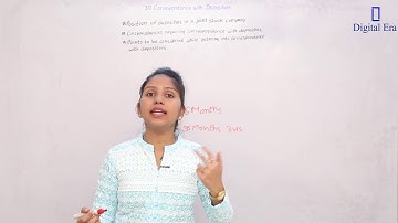 Correspondence with Depositors Class - 12 | Secretarial Practice | Digital Era