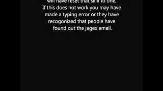 New 2007 Runescape Reset Your Levels