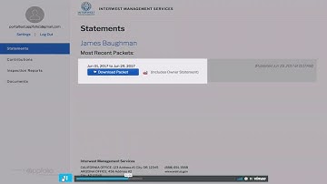 Owner Portal Overview