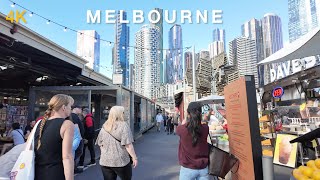 Melbourne Sunday Market in Autumn Queen Victoria Market