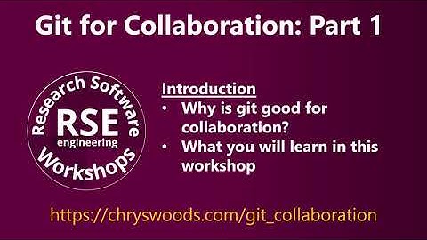 Git for Collaboration: Part 1