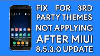 Famous Fix for 3rd Party Themes not applying after 8.5.3.0 Update Profile