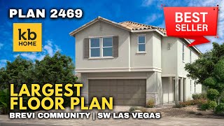 BIGGEST model home at KB's new Brevi community | Plan 2469 | SW Las Vegas BIGGEST model home at KB's new Brevi community | Plan 2469 | SW Las Vegas