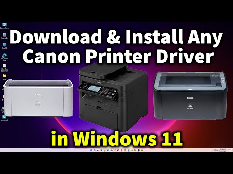 How to Download & Install All Canon Printer Driver in Windows 11