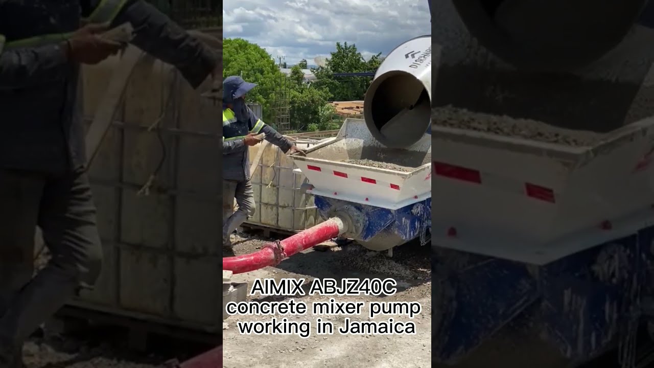 Aimix ABJZ40C Concrete Mixer Pump For Mixing And Discharging
