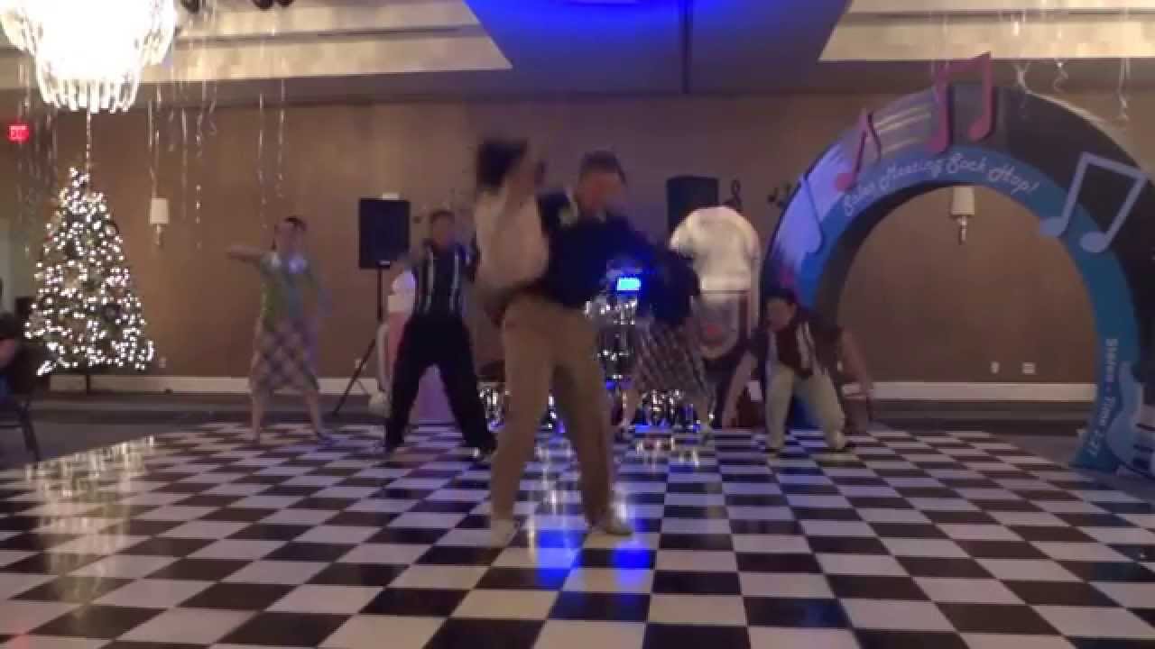 The Fly Rights perform "Let's Rip It Up" at Toms Party