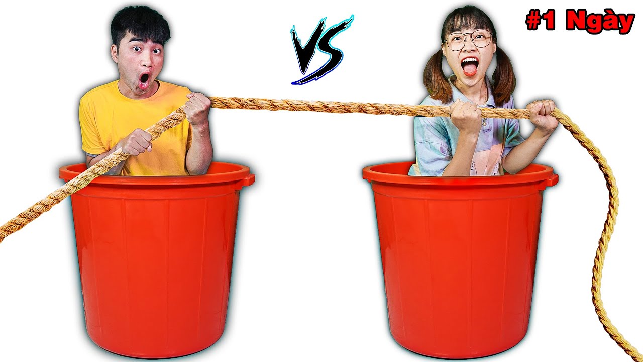 Người Cuối Cùng Ở Trong Xô Nhựa Sẽ Nhận 10 Triệu Đồng  - Gấu Đỏ TV