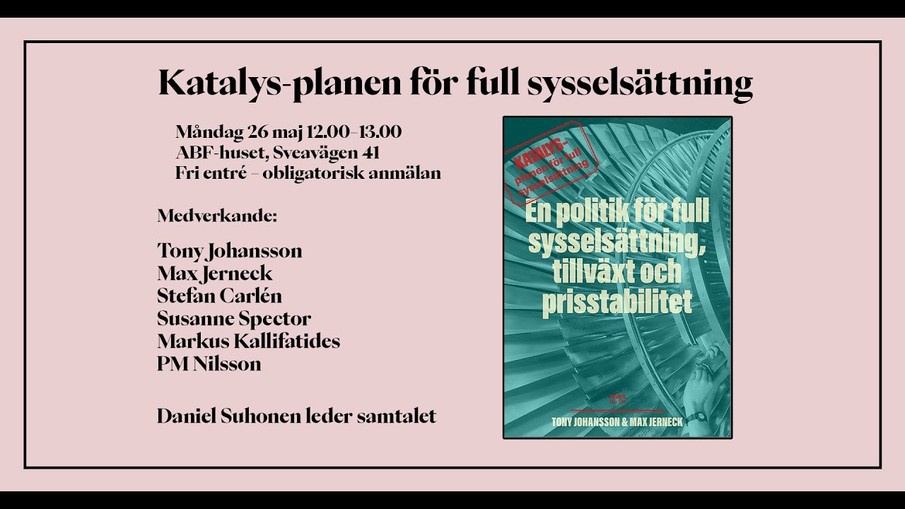 Katalys-planen för full sysselsättning