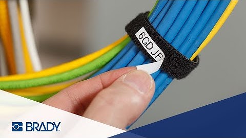 BradyGrip™ – the super-easy way to ID wire and cable bundles | Brady Europe Middle-East & Africa