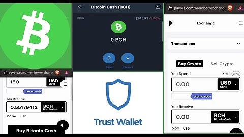 Buy Bitcoin Cash On Paybis Using Skrill Account #paybis #trustwallet #bitcoincash