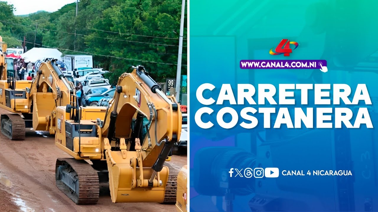 Gobierno de Nicaragua avanza con construcción de la carretera Costanera en Rivas
