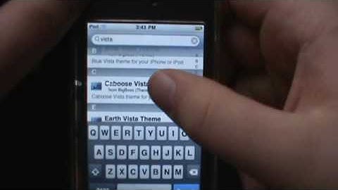 How to get and install winterboard themes for ipod touch