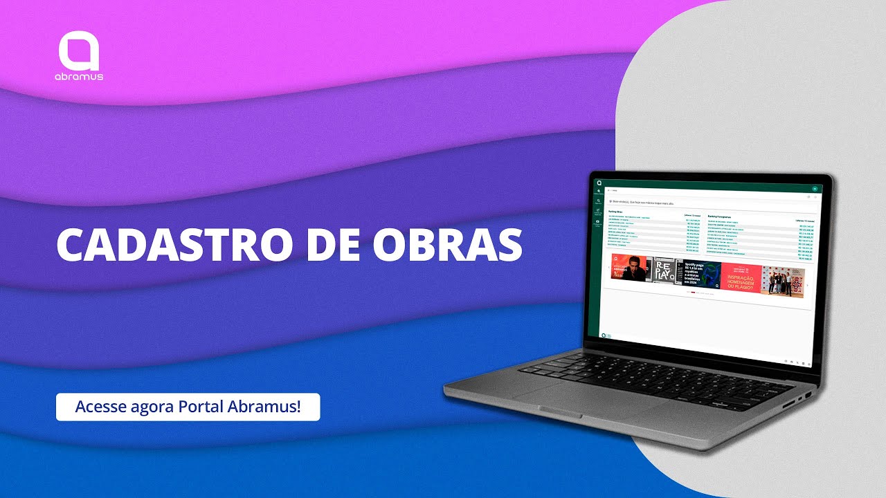 Cadastro de Obras - Portal Abramus