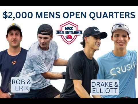 ERIK PAILET & ROB HUTCHINS vs ELLIOTT SCHUPP & DRAKE PALM | NVZ SOCAL INVITE $2,000 OPEN MONEYBALL