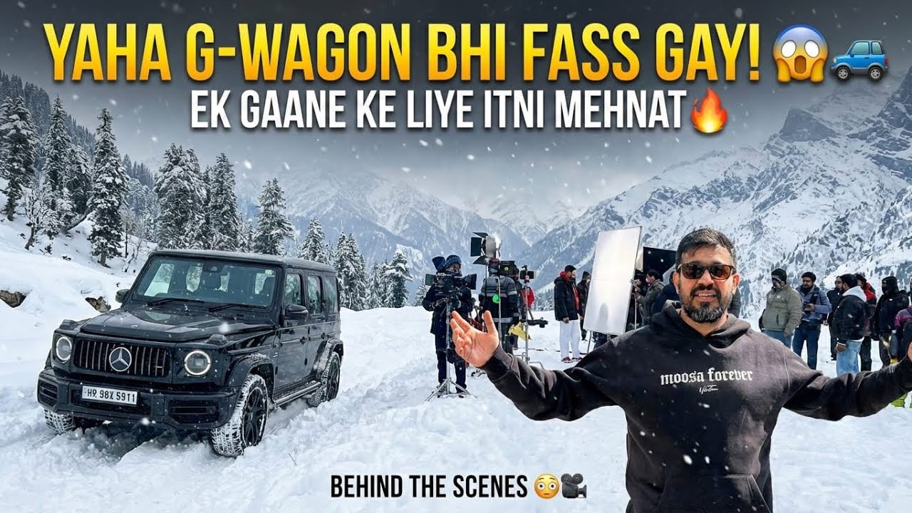 Yaha G-Wagon Bhi Fass gayi 😳😭| Ek gaane ke liye itni mehnat 🎥