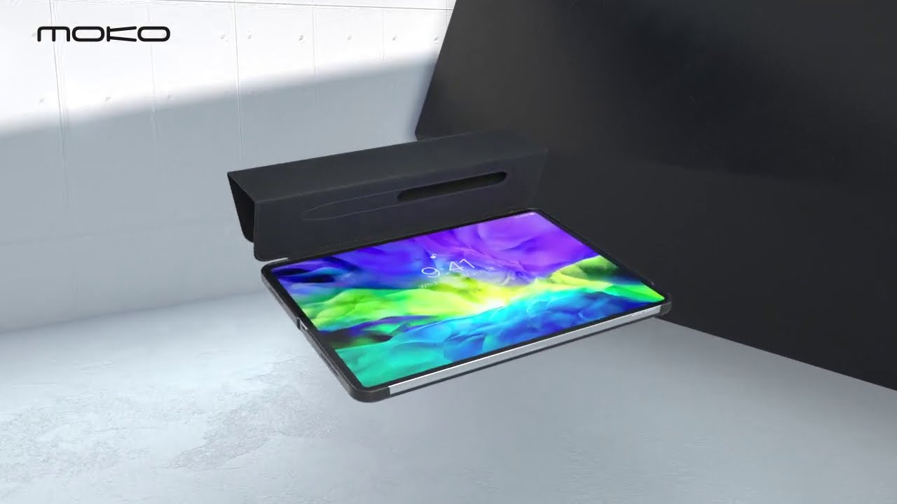 MoKo Case Fit iPad Pro 11 2nd Gen 2020 & 2018 with Apple Pencil Holder