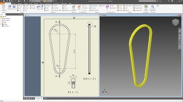 INVENTOR 2019 - V-BELT - DRAWING