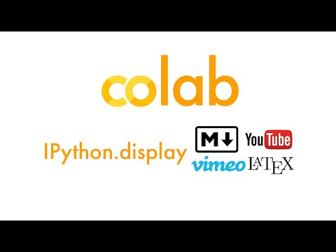 Google Colab - IPython.display!