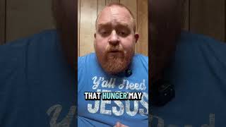 Only God satisfies spiritual hunger #faith #trustgod #love #bibletruth #ifb #christian