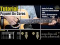 Popurri De Coros || TUTORIAL GUITARRA | ACORDES | RASGUEO | CORITOS FÁCILES
