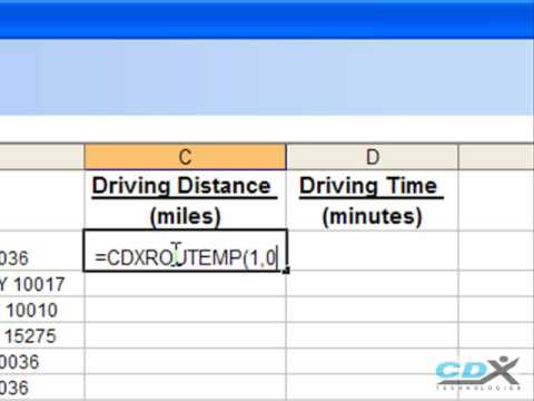 How To Make A Mileage Chart In Excel