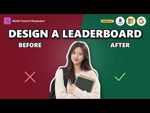System Design #40: Design a leaderboard – Your rank, in microseconds #systemdesign #faang