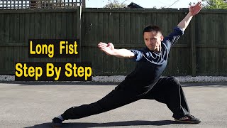 Wushu Long Fist Training Step By Step For Beginners - 武術長拳