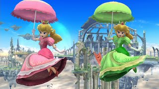 Super Smash Bros Wii U Team Battle Peach Ditto Vs Ness, Robin