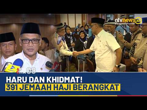 Menteri Haji dan Umrah Resmi Melepas Kloter Pertama Jemaah Haji Embarkasi Jakarta | ASTA CITA 08