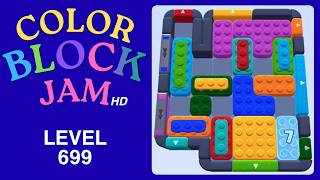 Color Block Jam Level 699 Solution Walkthrough