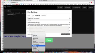 codepen basics in 3 min