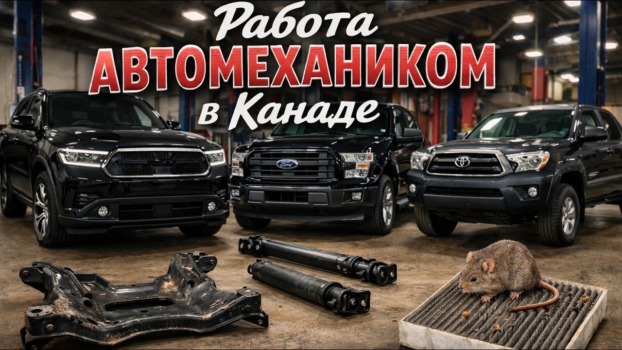 Работаю автомехаником в Канаде Калгари #автомеханик
