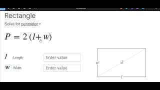 GW Basic program to calculate Perimeter of a Rectangle