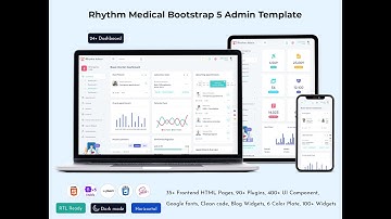 Rhythm- Best Responsive Medical Dashboard With Bootstrap UI Kit