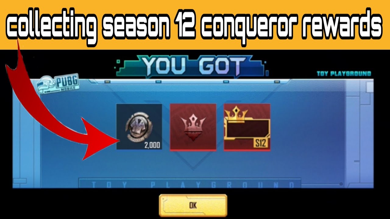 COLLECTING SEASON 12 CONQUEROR REWARDS | HOW TO REACH CONQUEROR IN ...