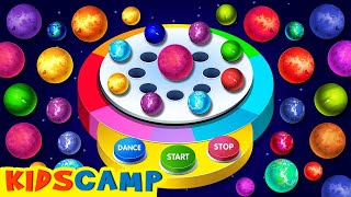 space dancing balls song learn colors educational songs