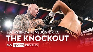 Lucas Browne's HUGE KO over Junior Fa! | Big Daddy is BACK! 💪 Lucas Vs Junior