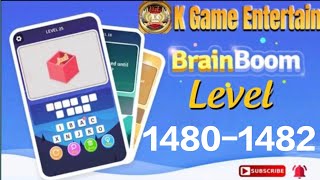 Brain Boom Level //1480,1481,1482 All Levels Let's Play With @K Games Entertainment #brainboom