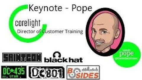 SAINTCON 2021 Keynote - James Pope