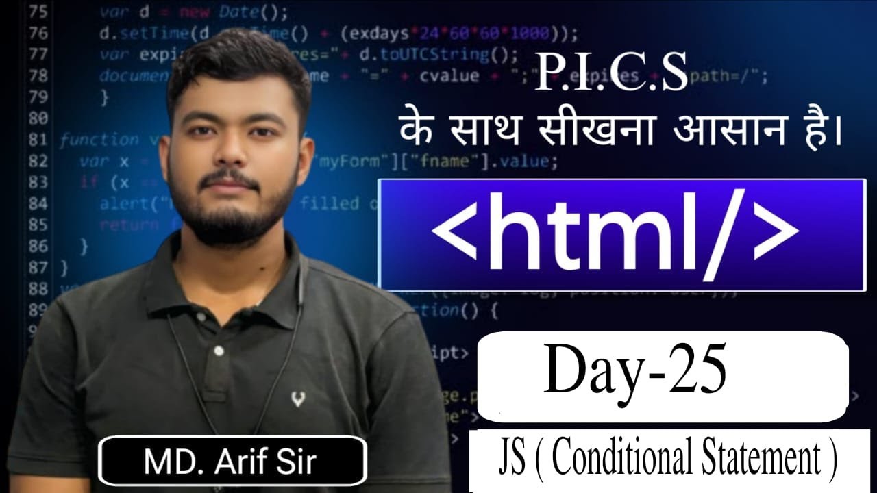 JS Conditional Statement Day-25 - YouTube