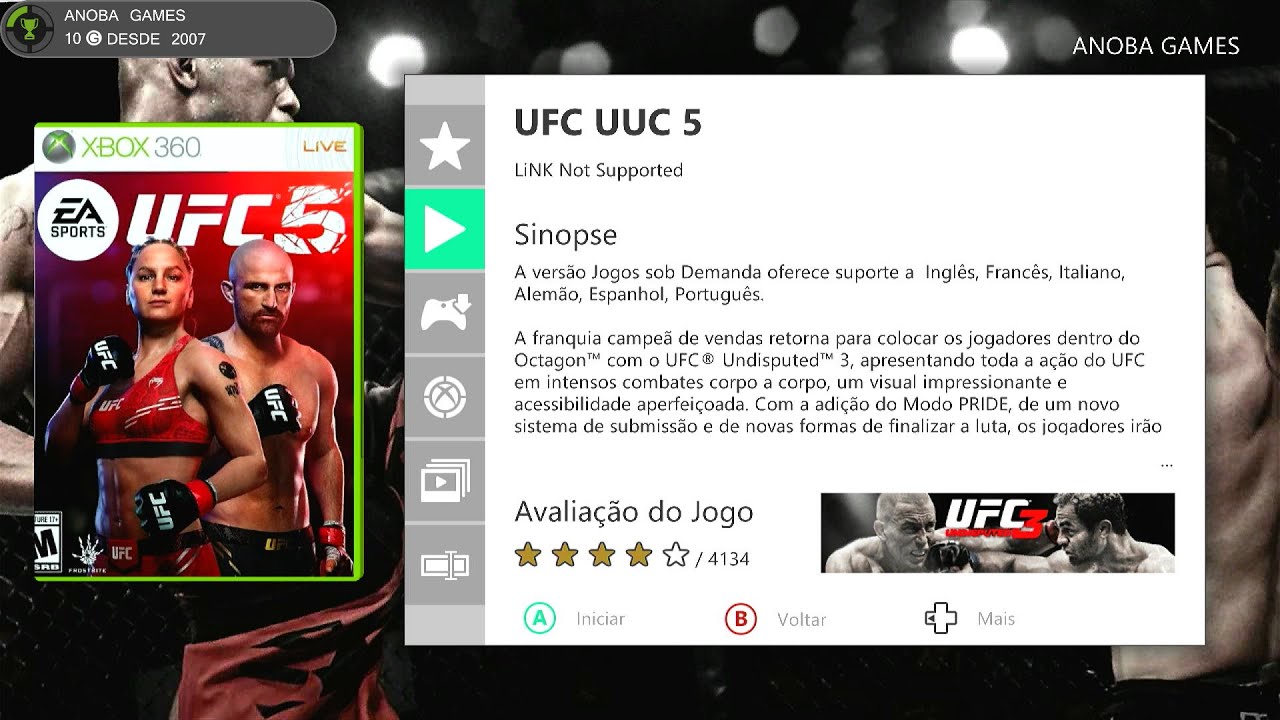 UFC UUC 5 - Ultimate Undisputed Championship (Xbox 360)