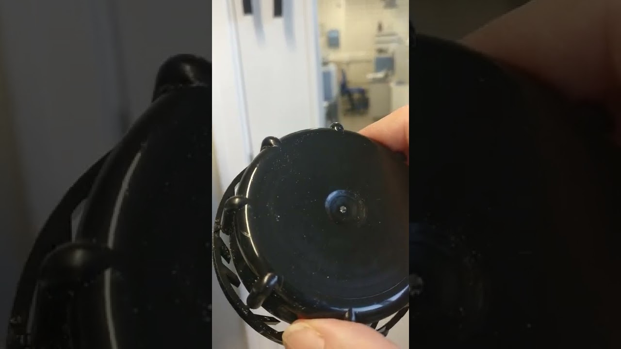 How to easily remove the Tamper-evident ring on a plastic cap.