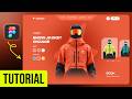 Design This Animated Website Using Figma