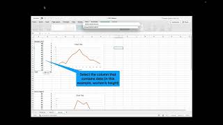 How to create a frequency polygon with Excel