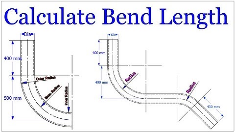 How to calculate Bend Length.