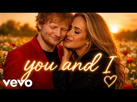 Ed Sheeran ft Adele - YOU AND I (official music video lyrics) duet emotional song