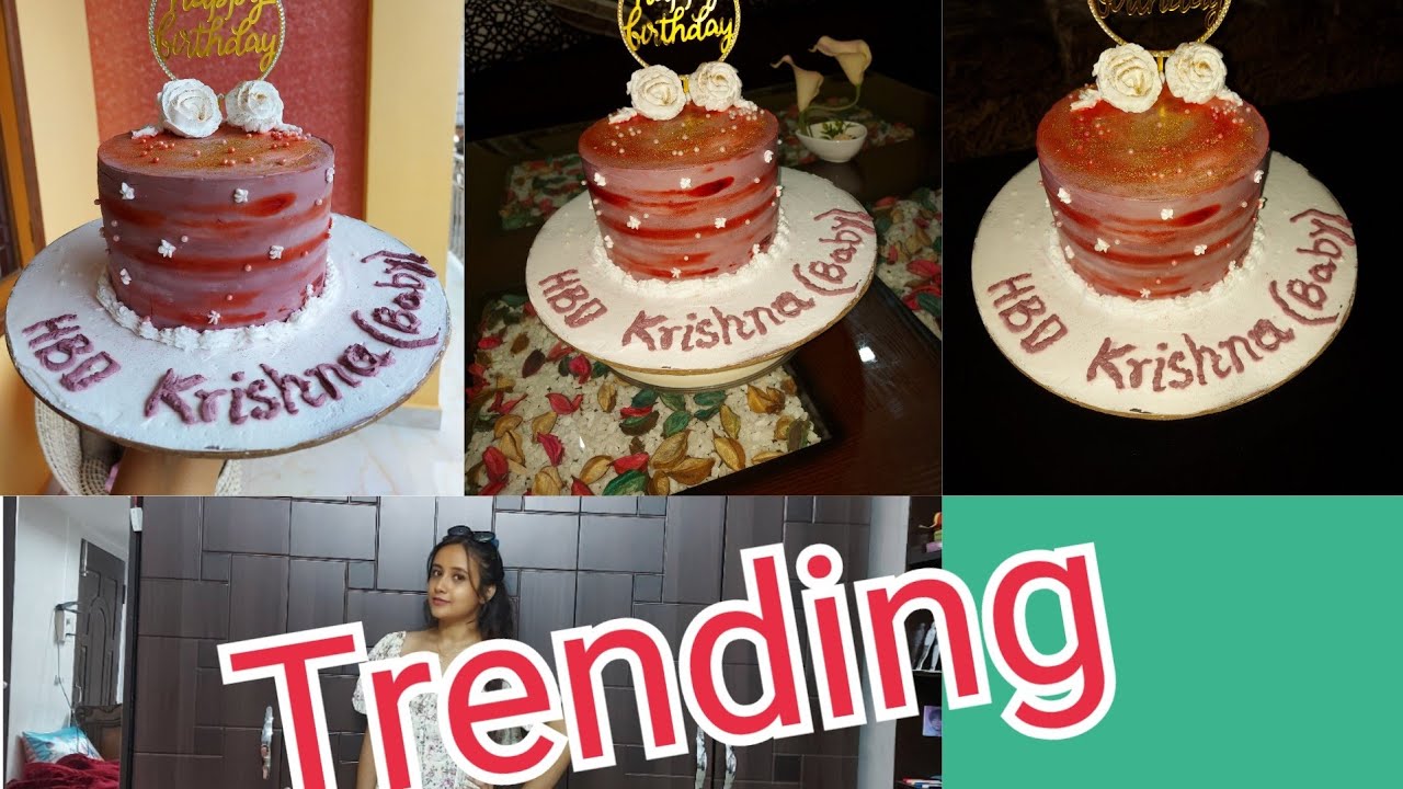Trending CAKE Design with no professional tools at home